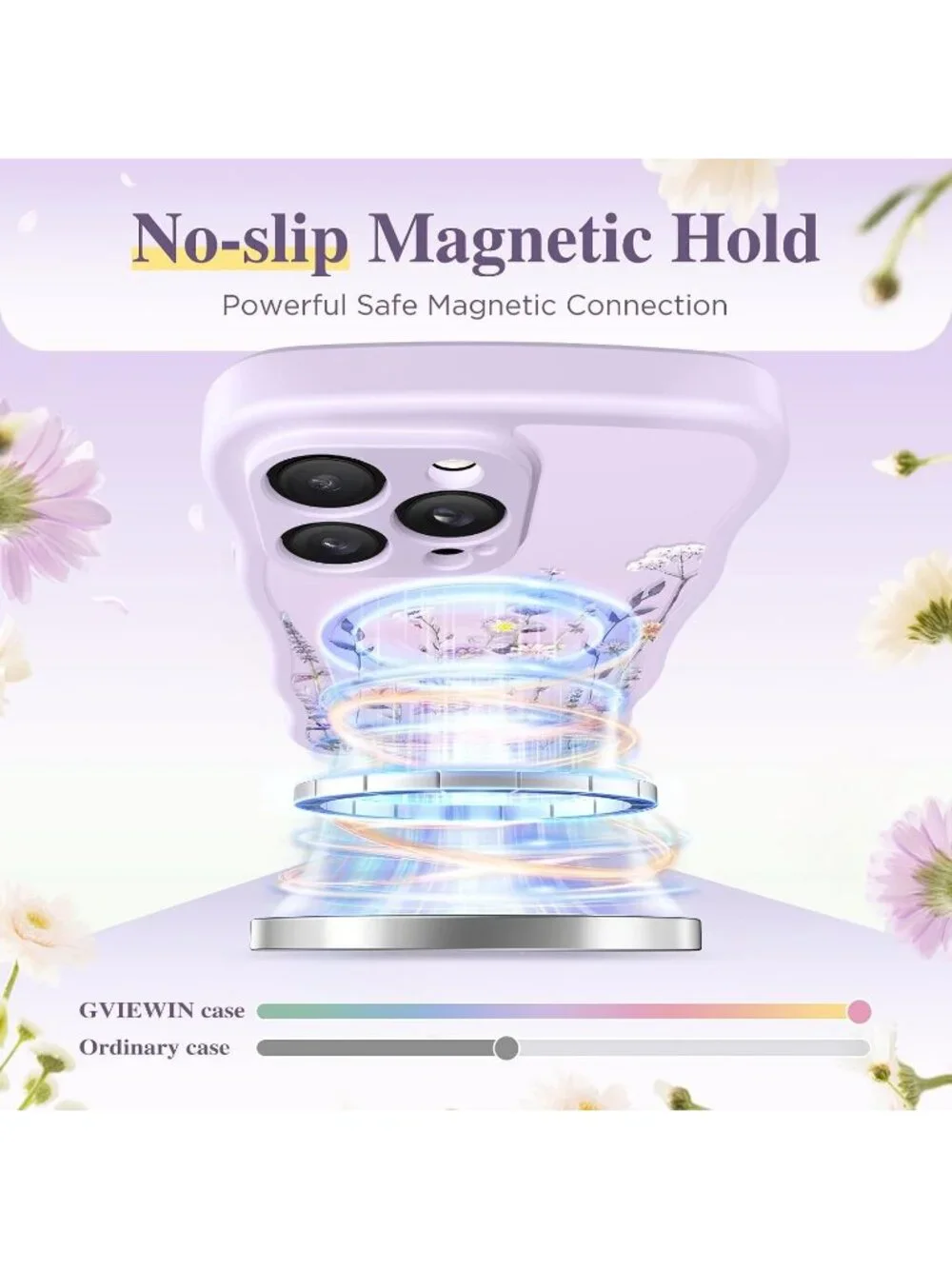iPhone 14 Pro Floratopia/Colorful Compatible with MagSafe Translucent Case
